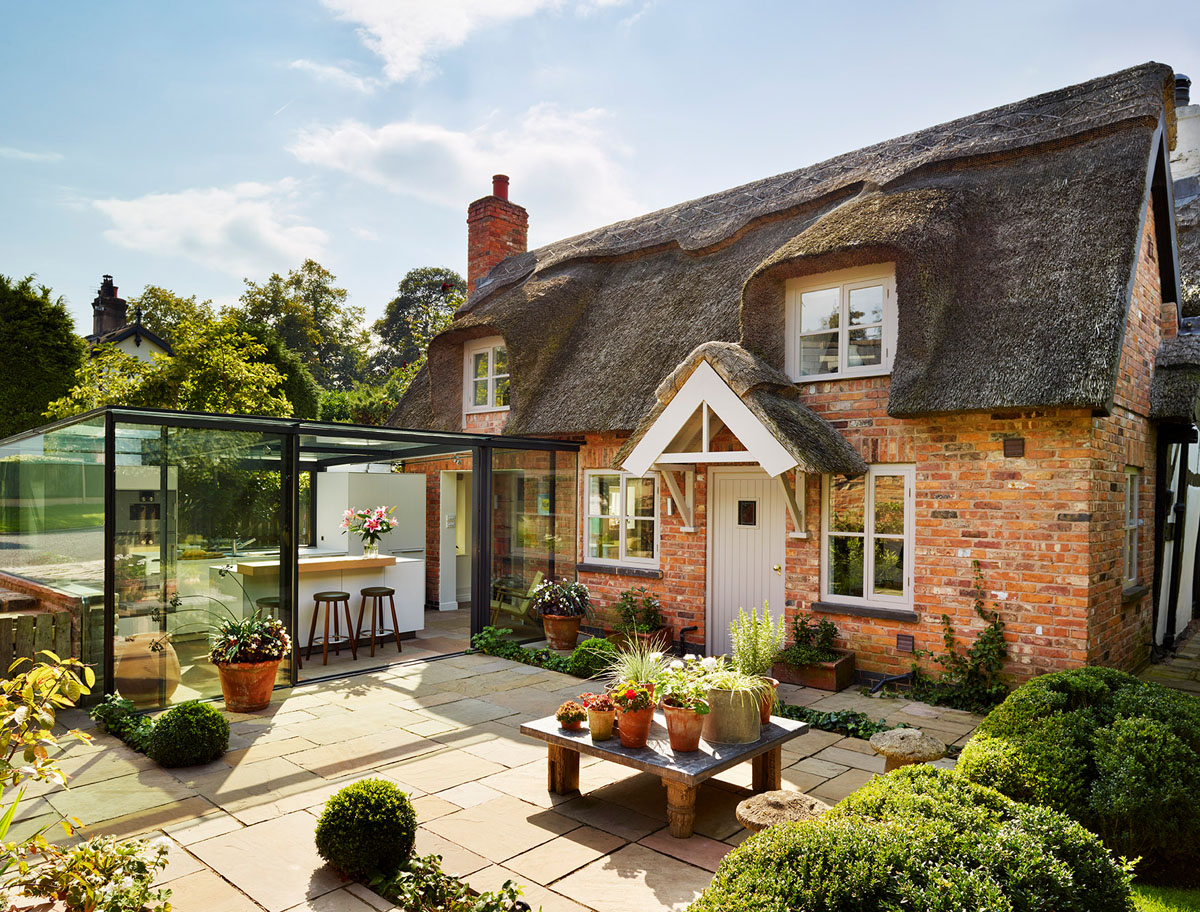 grid imageglazed-extension-on-thatched-cottage